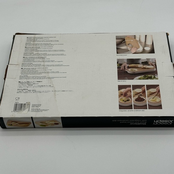 New Joseph Joseph Slice & Serve Bread and Cheese Board No. 70075 - Picture 3 of 5